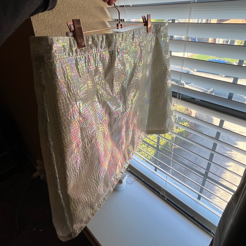 Dolls Kill Skirts Delia's Dolls Kill Iridescent Mini Skirt XXL